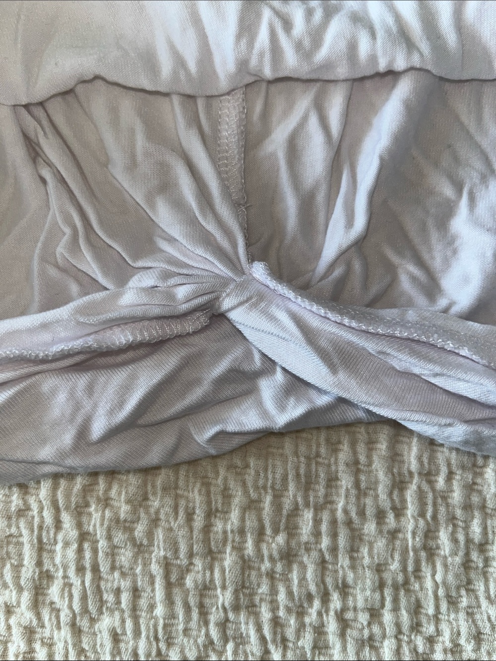 ALO Yoga White Twist-Front Tank - Picture 3 of 3